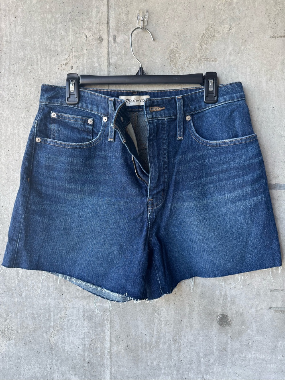 Madewell Curvy High-Rise Denim Shorts
